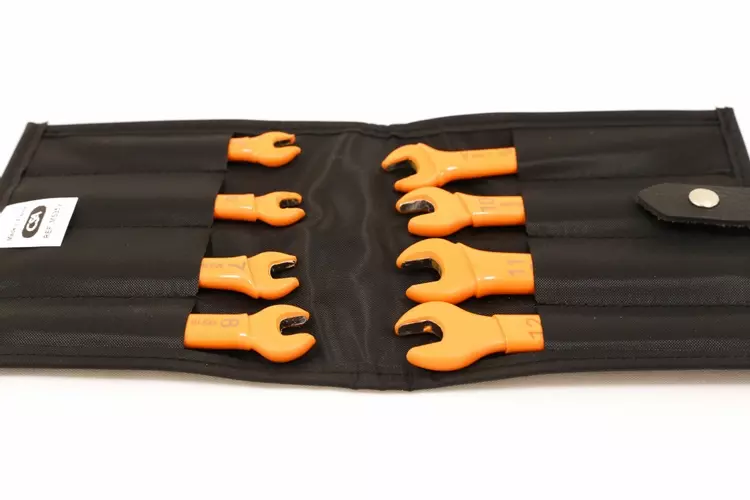 Screwdriver and store spanner set